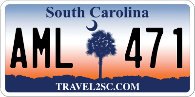 SC license plate AML471