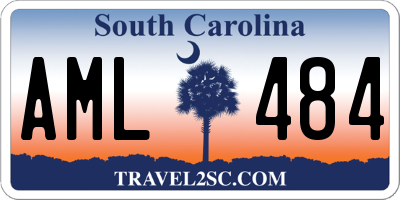SC license plate AML484