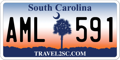 SC license plate AML591