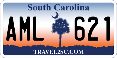 SC license plate AML621