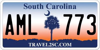 SC license plate AML773