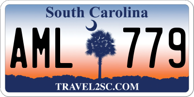 SC license plate AML779