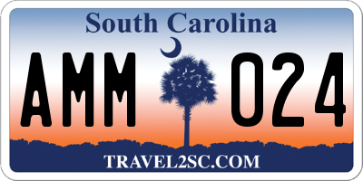 SC license plate AMM024