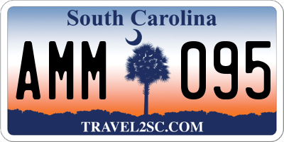 SC license plate AMM095