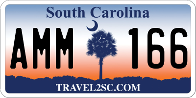 SC license plate AMM166