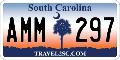 SC license plate AMM297