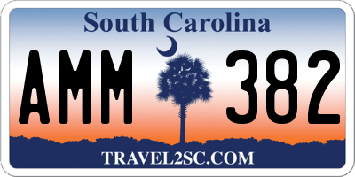 SC license plate AMM382
