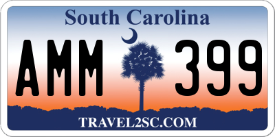 SC license plate AMM399