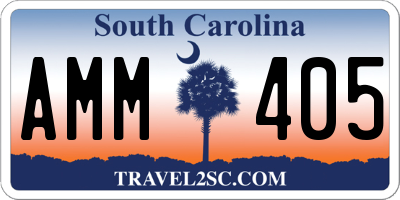 SC license plate AMM405