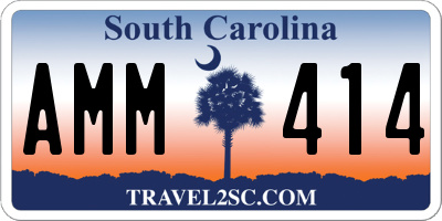 SC license plate AMM414