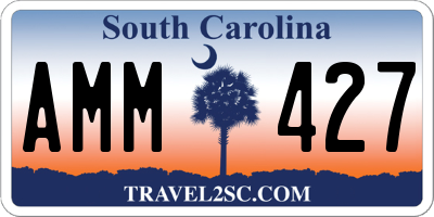 SC license plate AMM427