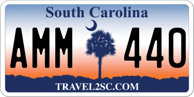 SC license plate AMM440