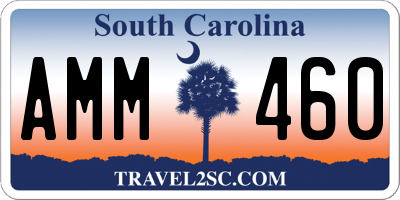 SC license plate AMM460