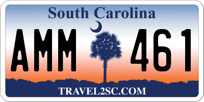 SC license plate AMM461