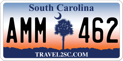 SC license plate AMM462