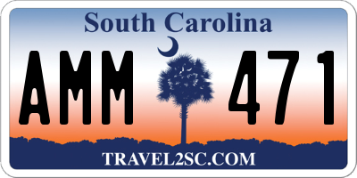 SC license plate AMM471