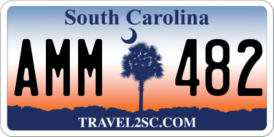 SC license plate AMM482