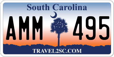 SC license plate AMM495