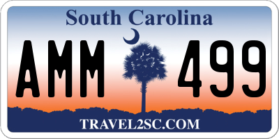 SC license plate AMM499