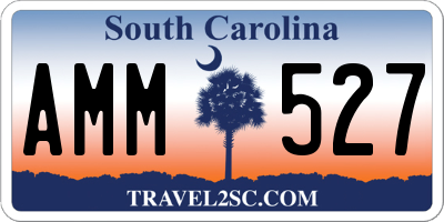 SC license plate AMM527