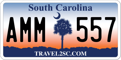SC license plate AMM557