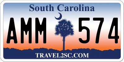 SC license plate AMM574