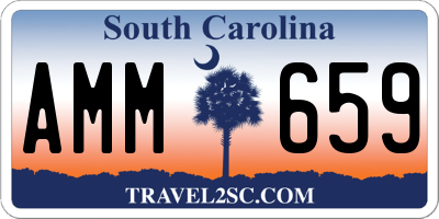 SC license plate AMM659