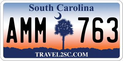SC license plate AMM763