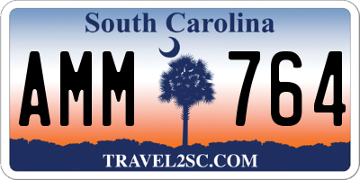 SC license plate AMM764