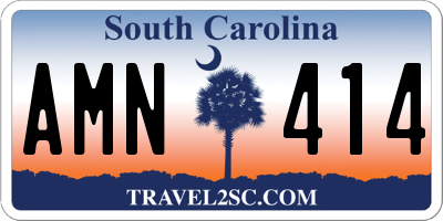SC license plate AMN414