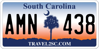SC license plate AMN438