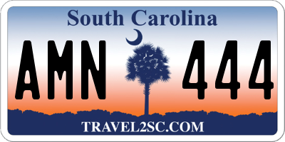 SC license plate AMN444