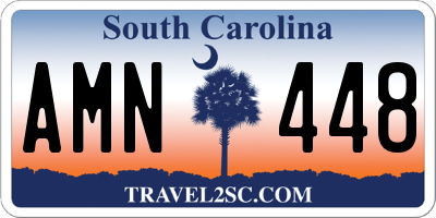 SC license plate AMN448
