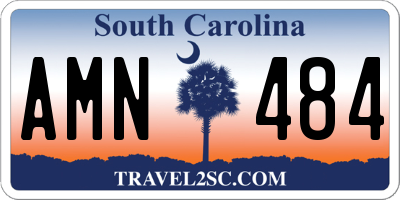 SC license plate AMN484