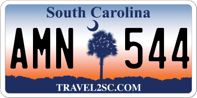 SC license plate AMN544