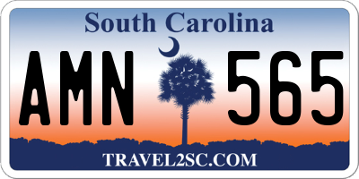 SC license plate AMN565
