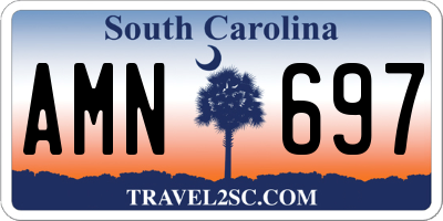 SC license plate AMN697