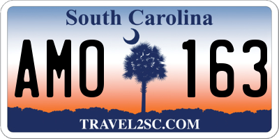 SC license plate AMO163