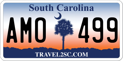 SC license plate AMO499
