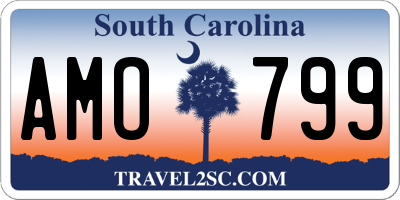 SC license plate AMO799