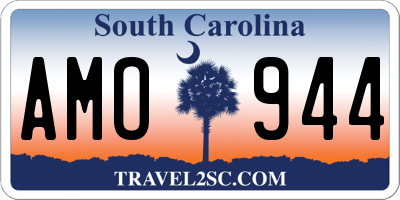 SC license plate AMO944