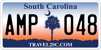 SC license plate AMP048