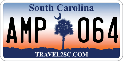 SC license plate AMP064
