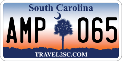 SC license plate AMP065