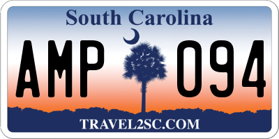 SC license plate AMP094