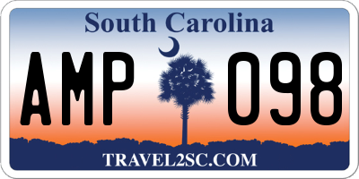 SC license plate AMP098