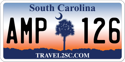 SC license plate AMP126