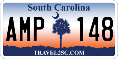 SC license plate AMP148