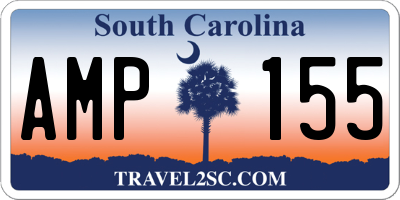 SC license plate AMP155