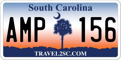 SC license plate AMP156